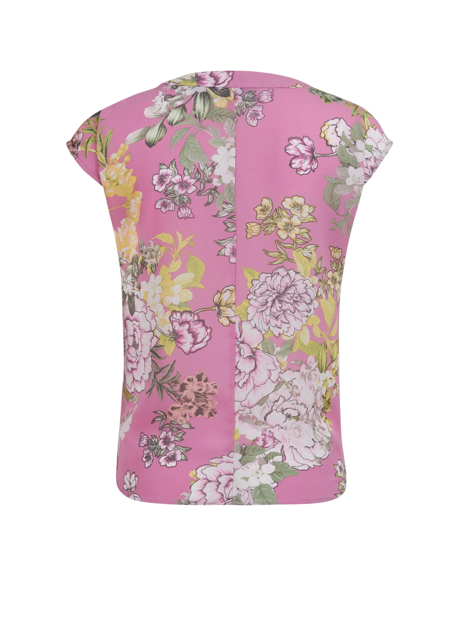 Floral Tie-Front Wrap Blouse - Image 10
