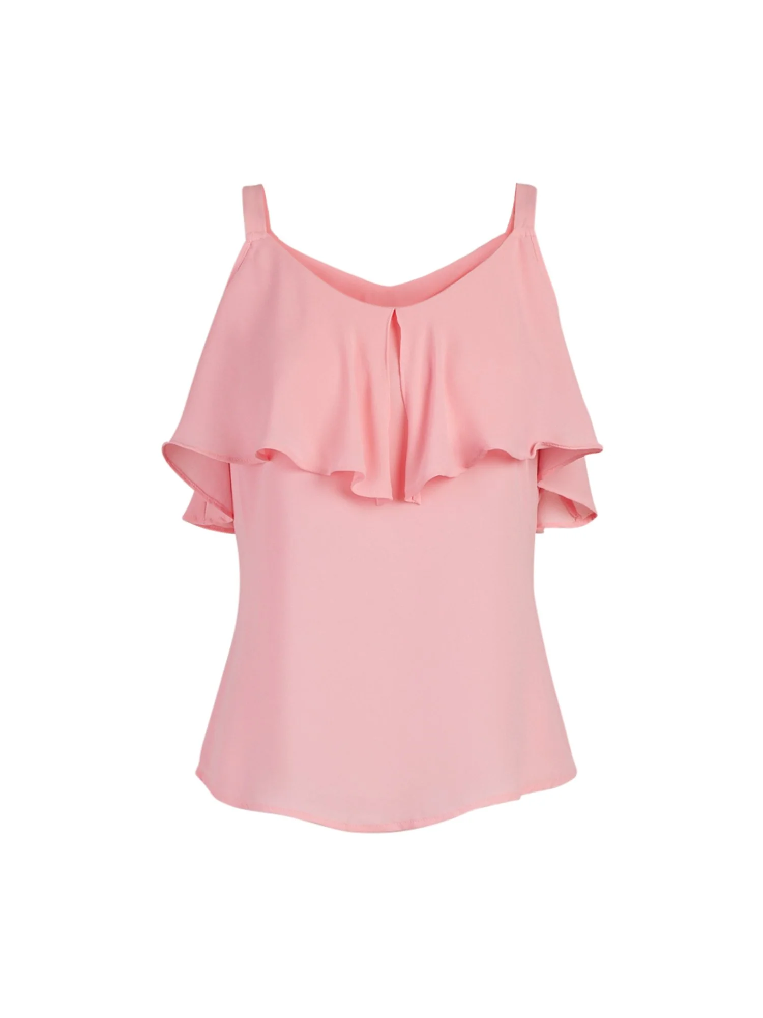 Flounced Cold-Shoulder Top - Image 7
