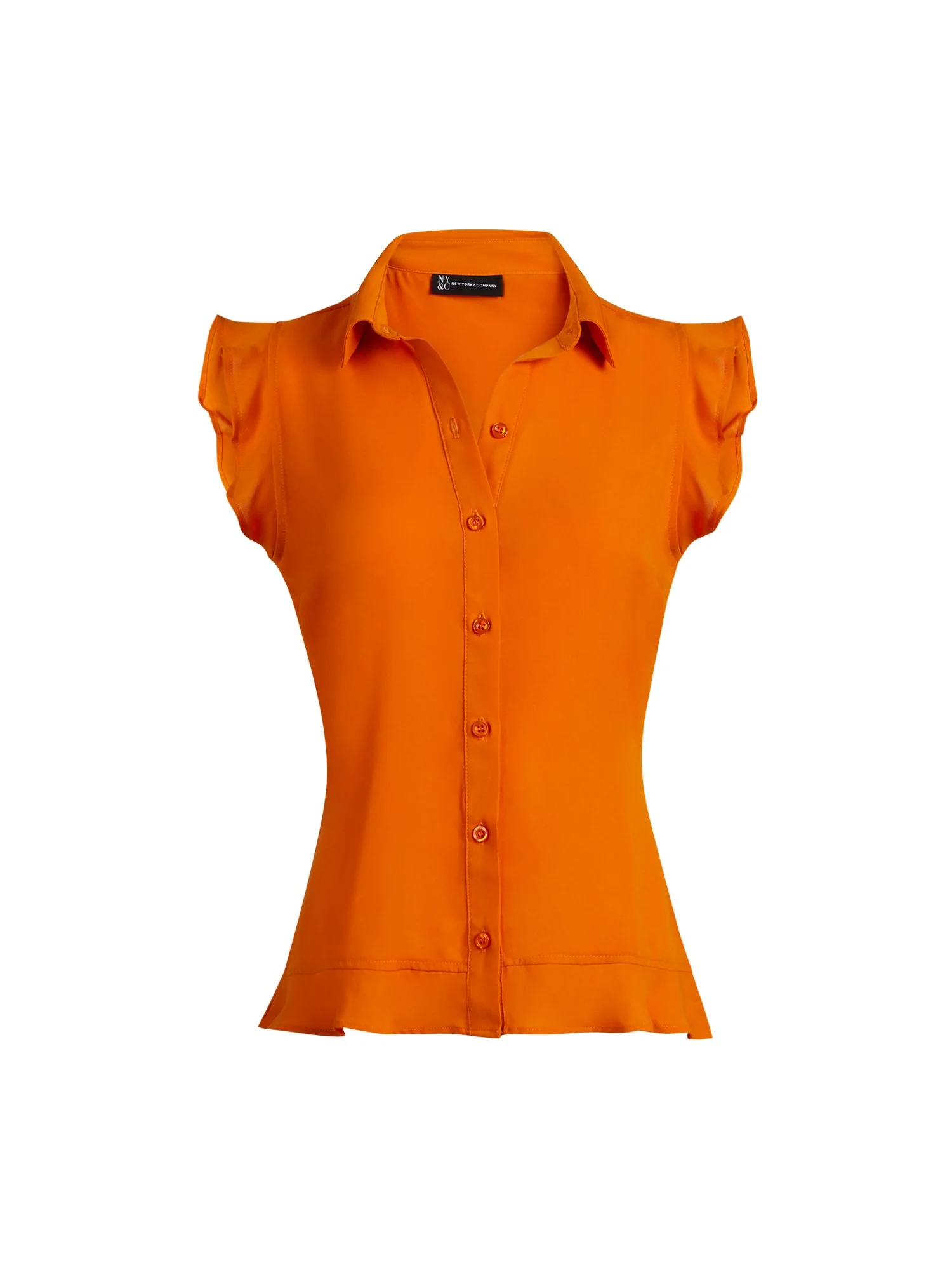 Flounced-Hem Blouse - Image 11