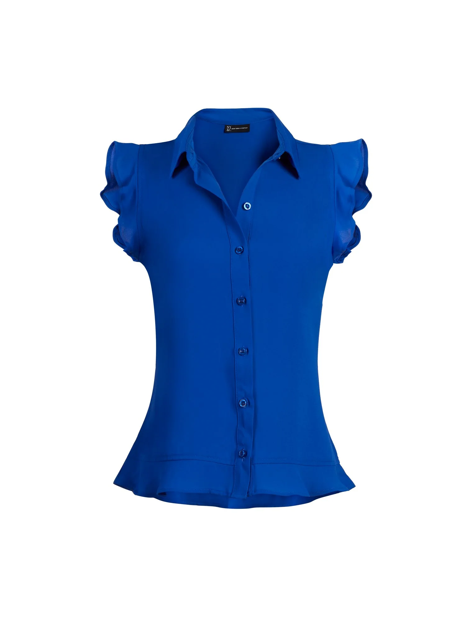 Flounced-Hem Blouse - Image 20