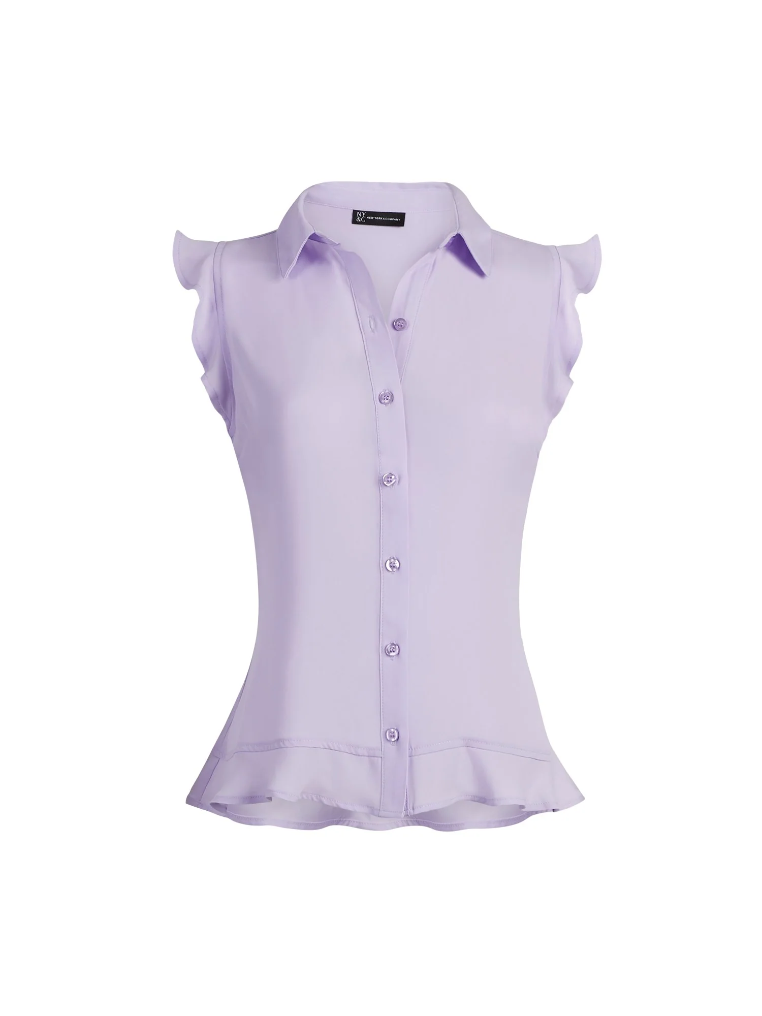 Flounced-Hem Blouse - Image 22