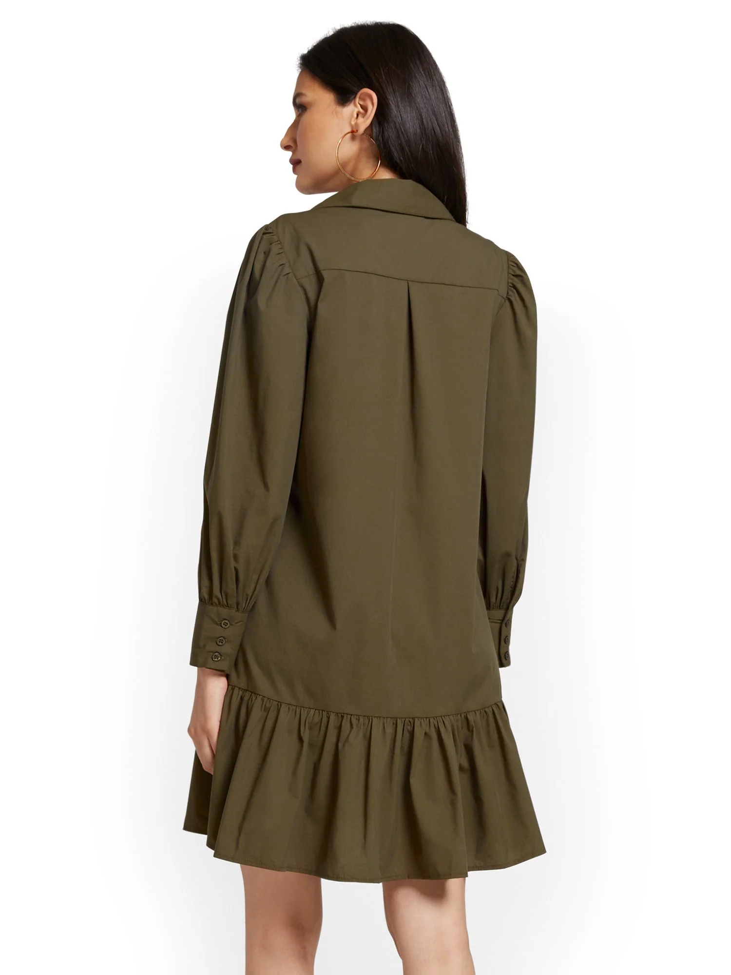 Flounced Shirtdress - Image 3