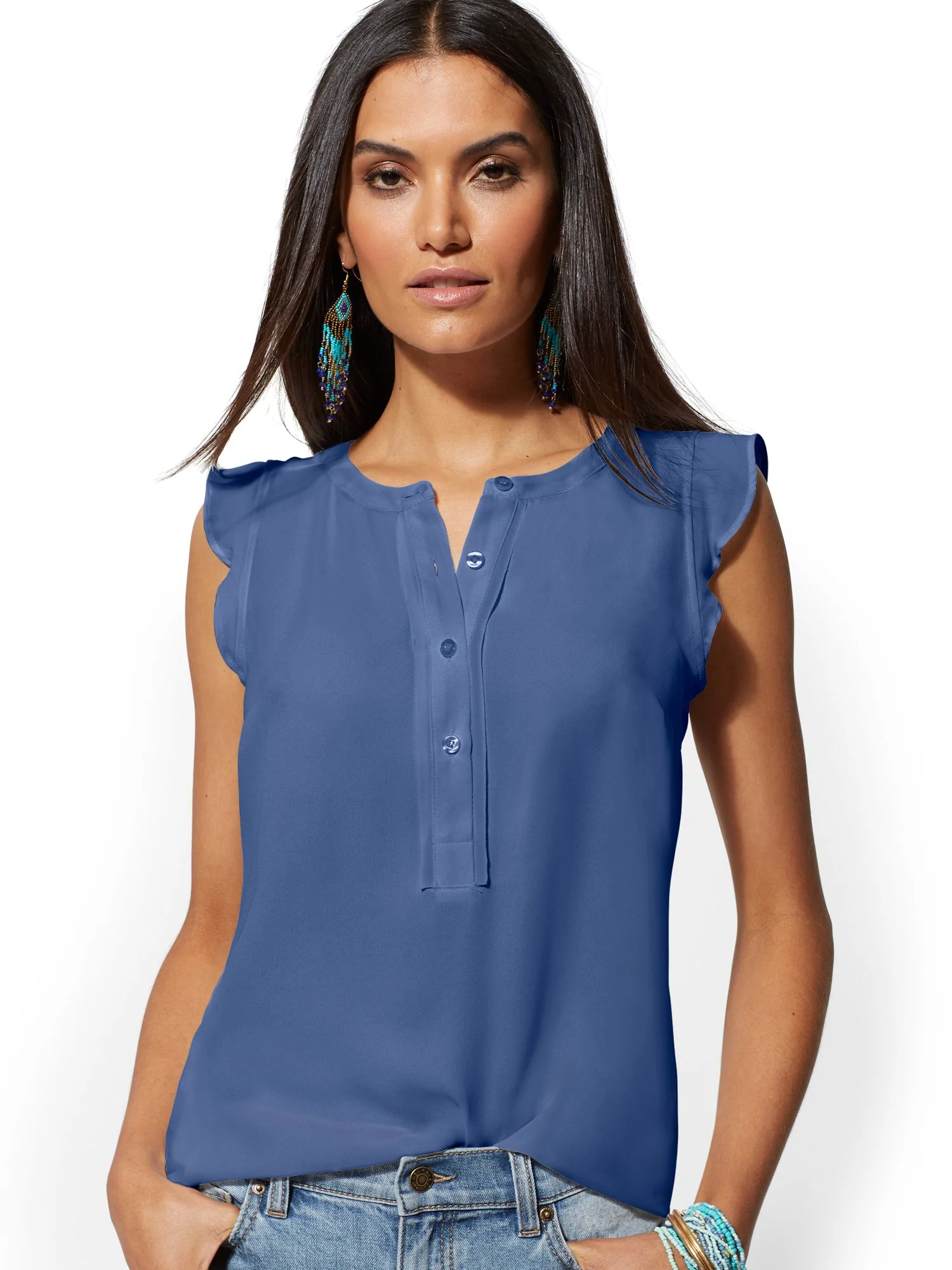 Flutter-Sleeve Blouse - Image 24