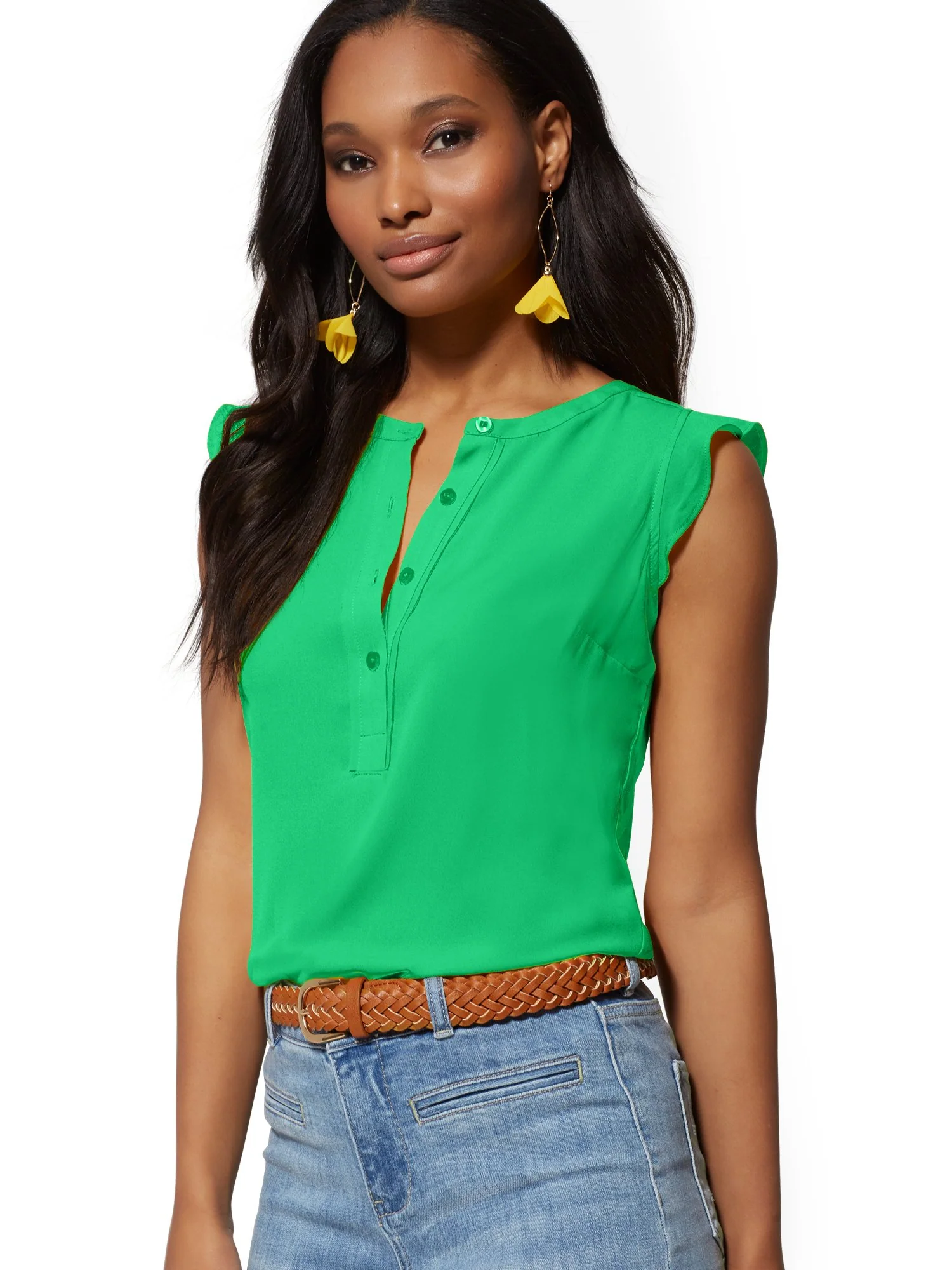 Flutter-Sleeve Blouse - Image 30