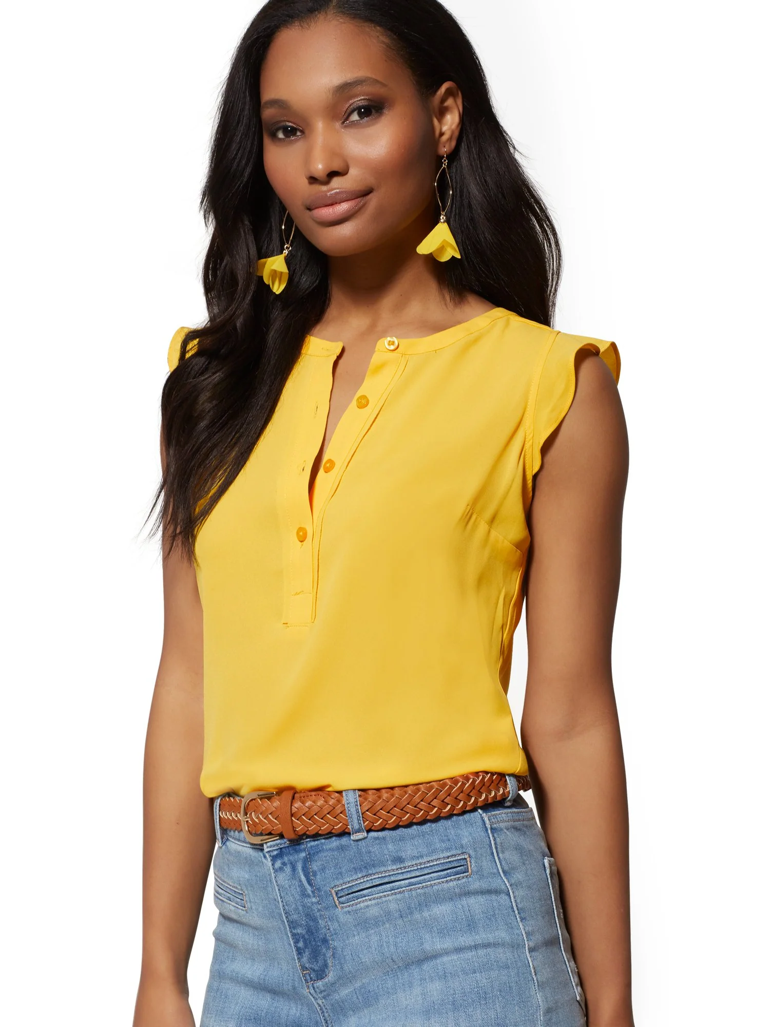 Flutter-Sleeve Blouse - Image 9