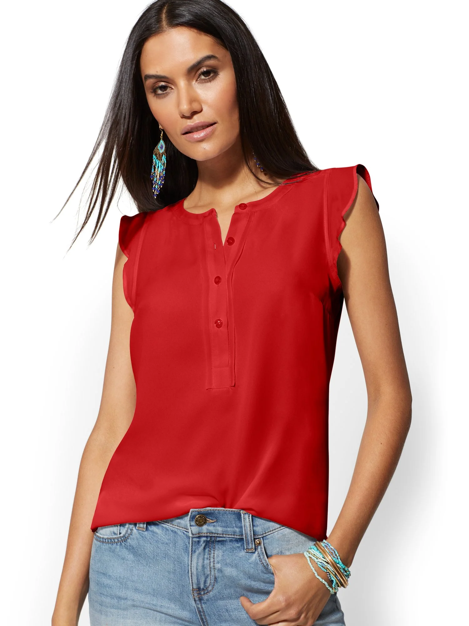 Flutter-Sleeve Blouse - Image 10
