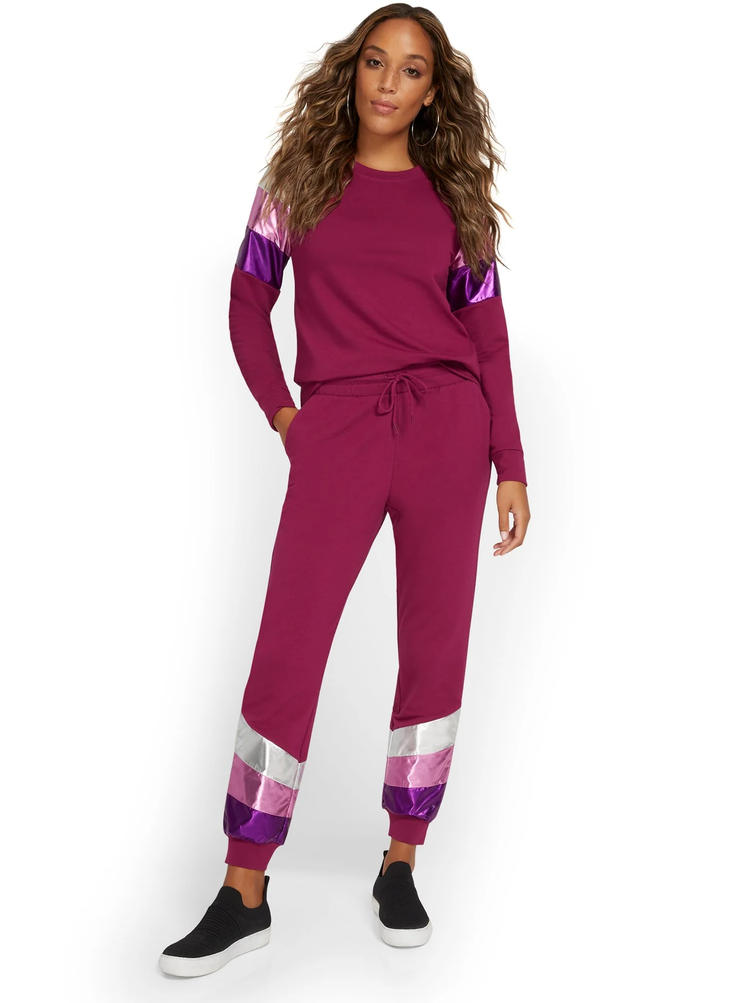 Foil Stripe Jogger Pant - Image 8