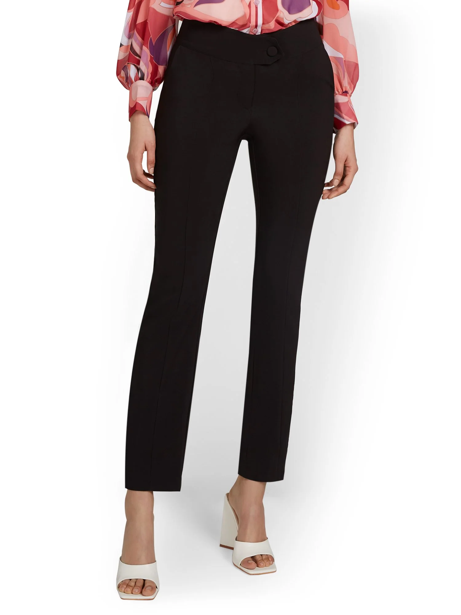 Fold-Over Slim-Leg Pant - Image 2
