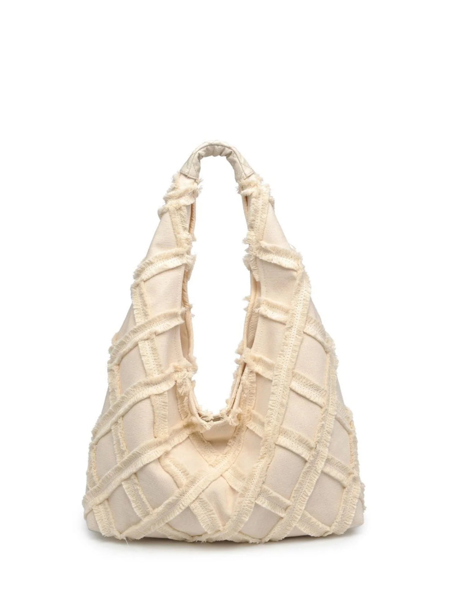 Urban Expressions Frayed-Accent Hobo Bag - Brands We Love