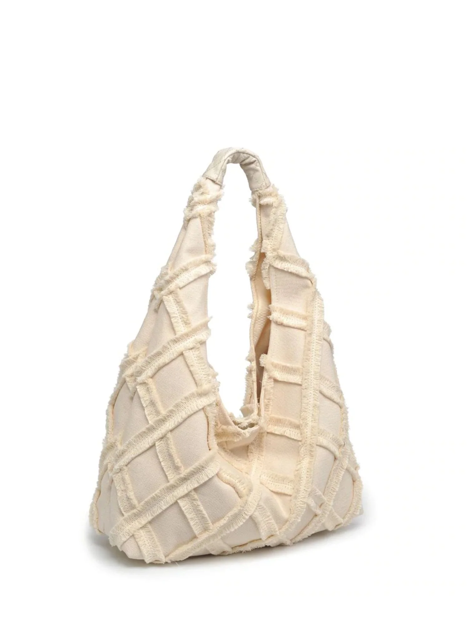 Urban Expressions Frayed-Accent Hobo Bag - Brands We Love - Image 2