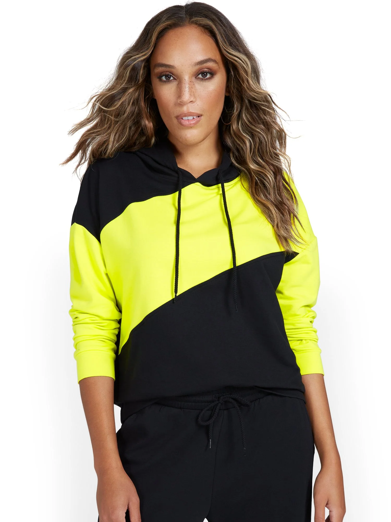 French Terry Colorblock Pullover