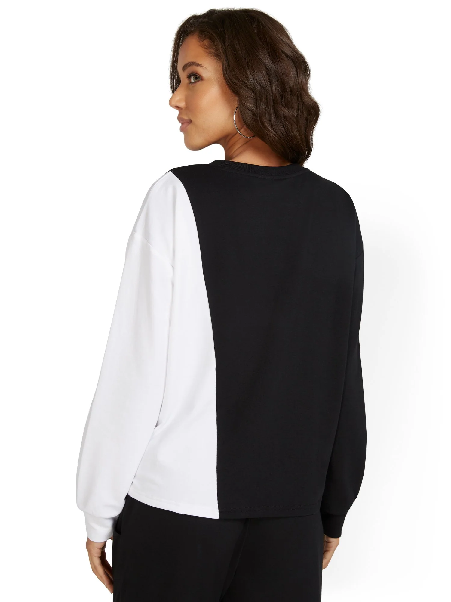 French Terry Colorblock Pullover - Image 3
