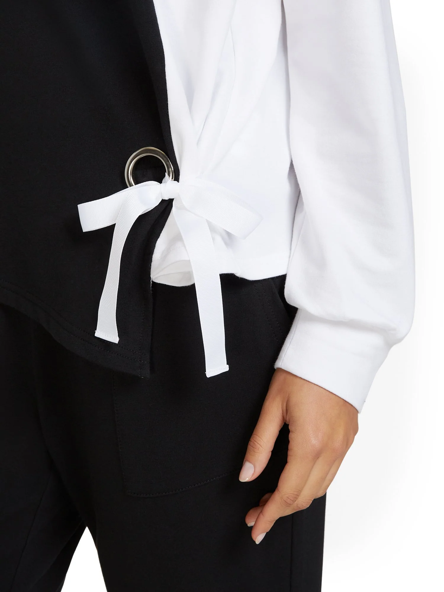 French Terry Colorblock Pullover - Image 4