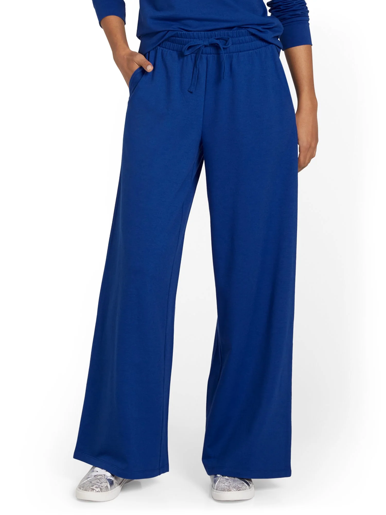 French Terry Wide-Leg Pant - Image 14