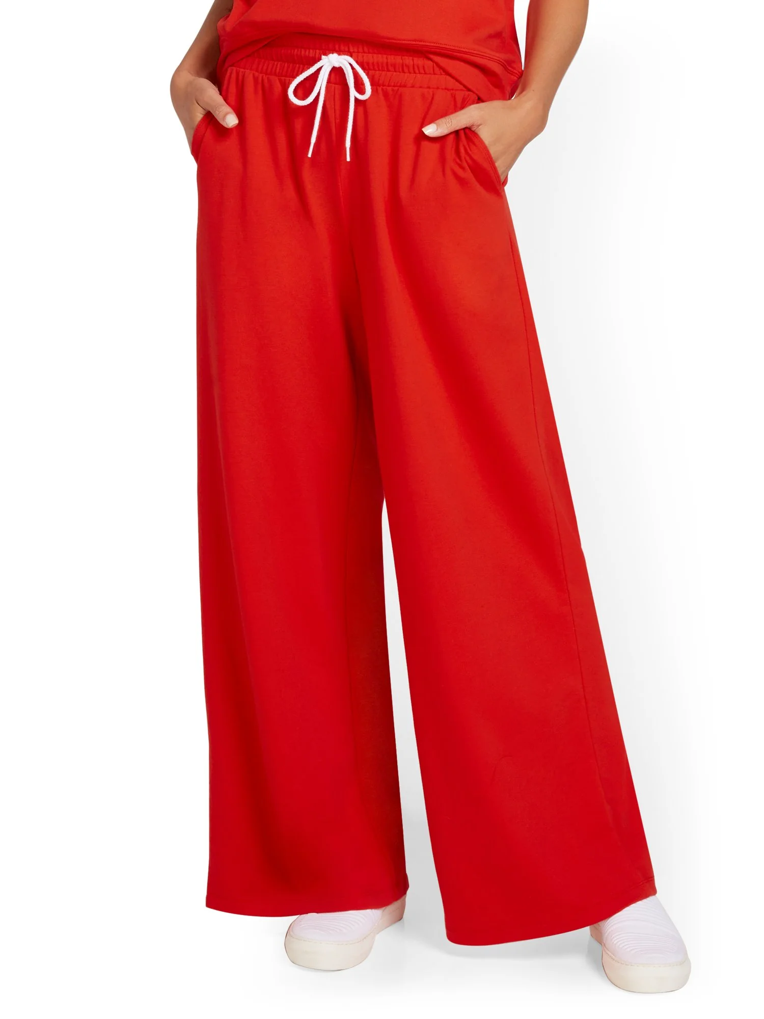 French Terry Wide-Leg Pant - Image 6