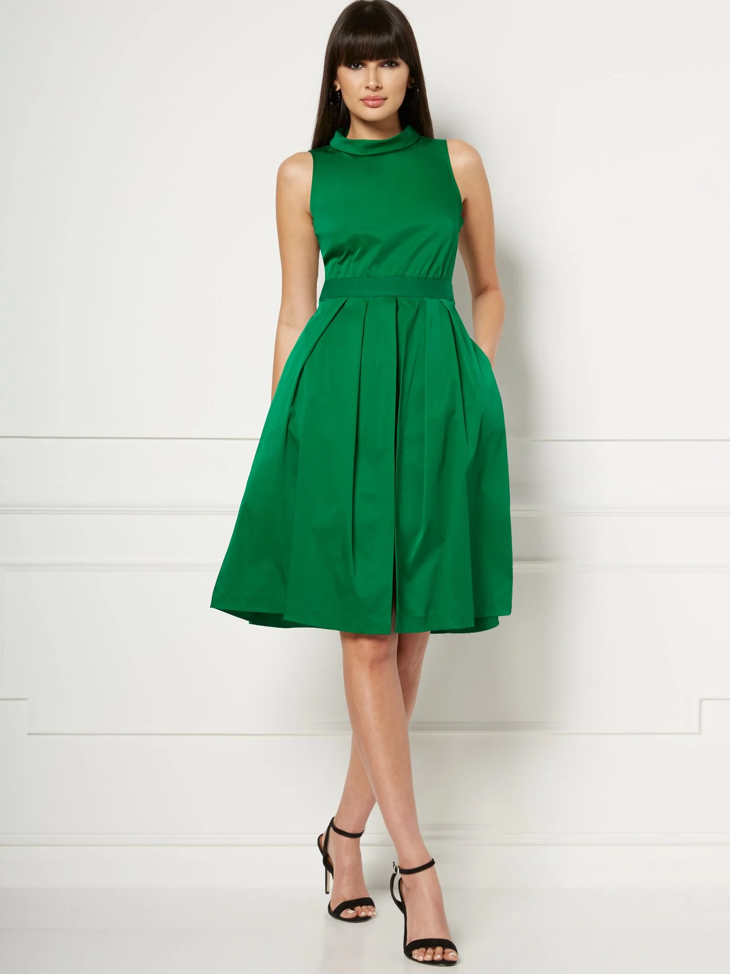 Freya Taffeta Dress - Eva Mendes Fiesta Collection - Image 4