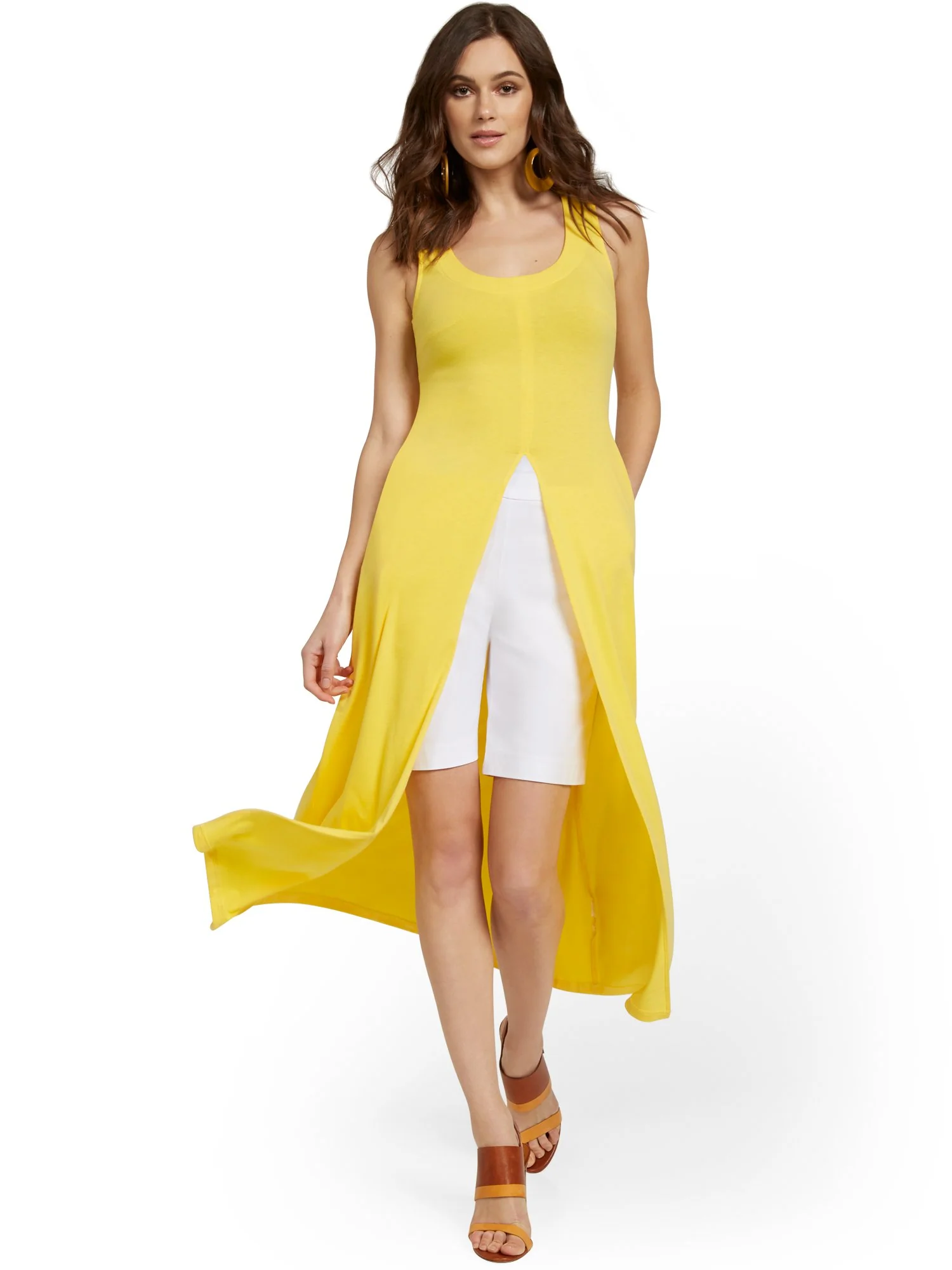 Front Slit Midi Tank - Image 6