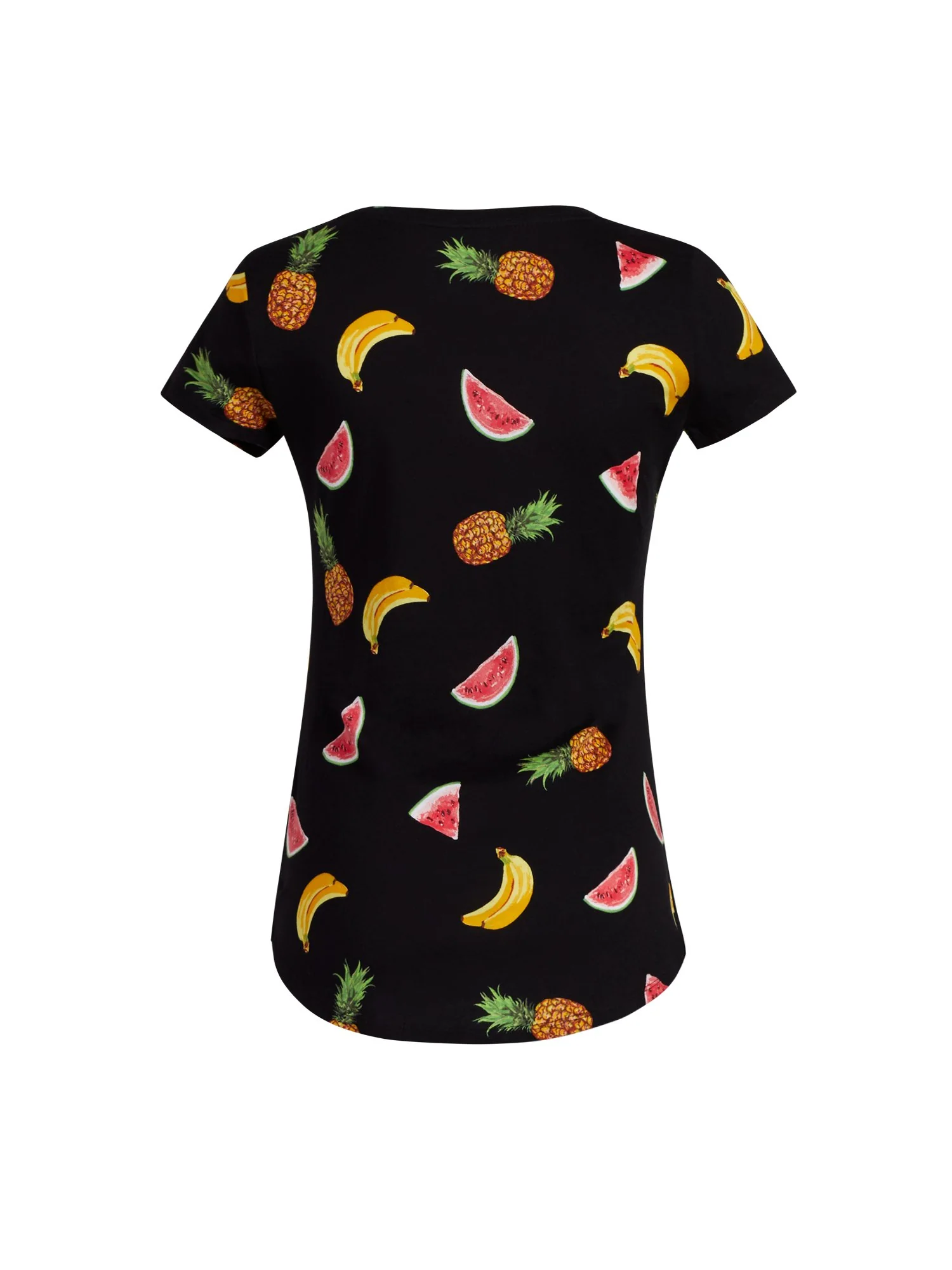 Fruit-Print V-Neck Perfect Tee - Image 3