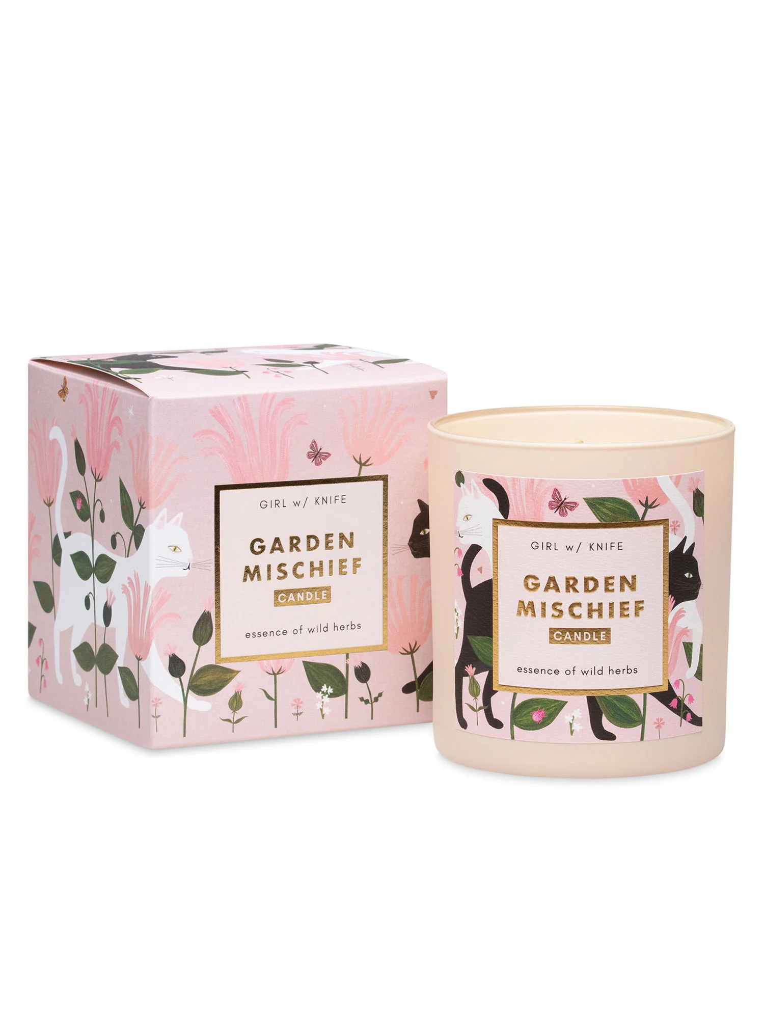 Girl With Knife Garden of Mischief 8oz Candle - Brands We Love