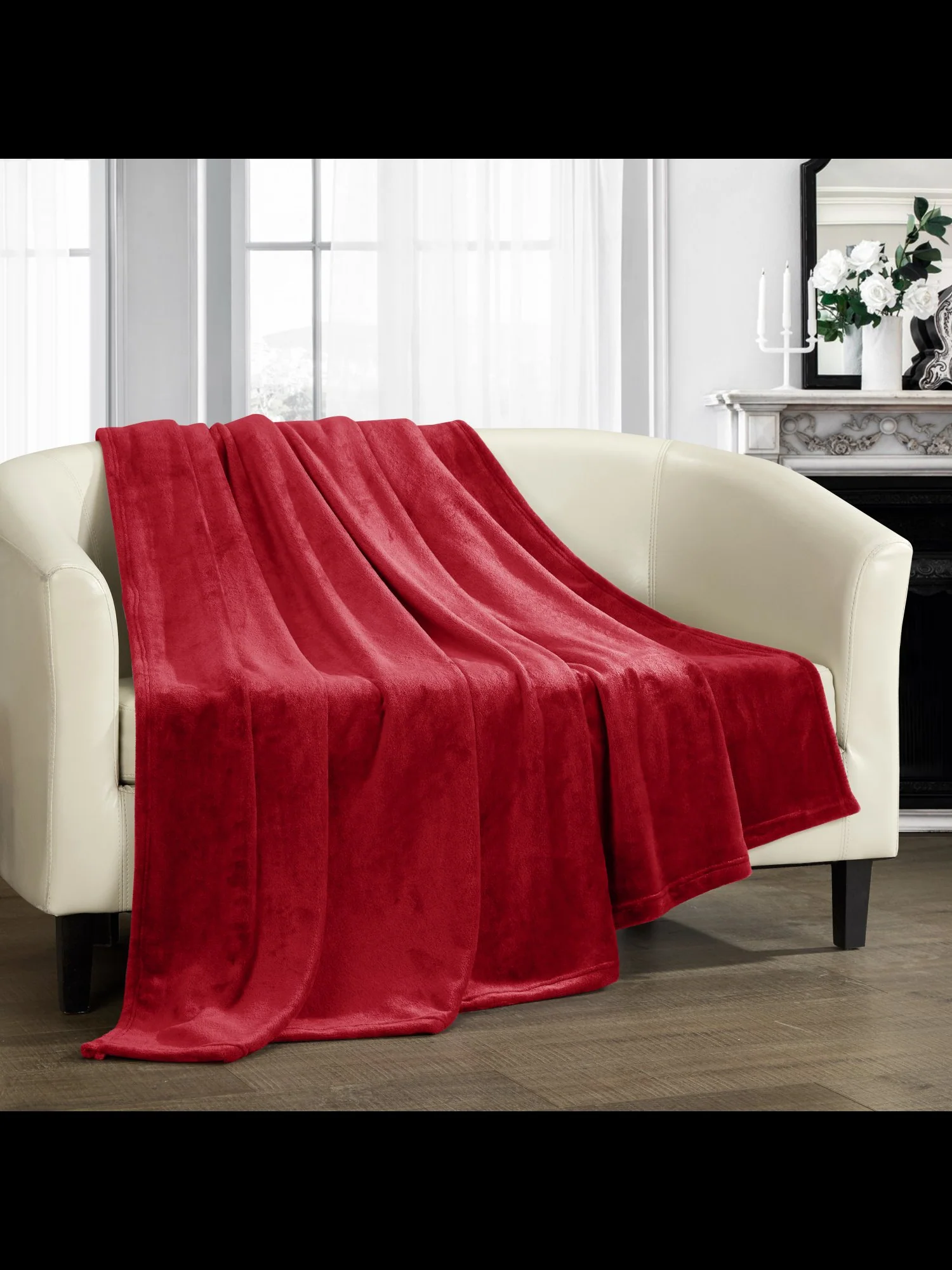 Gaten Ultra Plush Fleece Throw Blanket - NY&C x Chic Home - Image 10