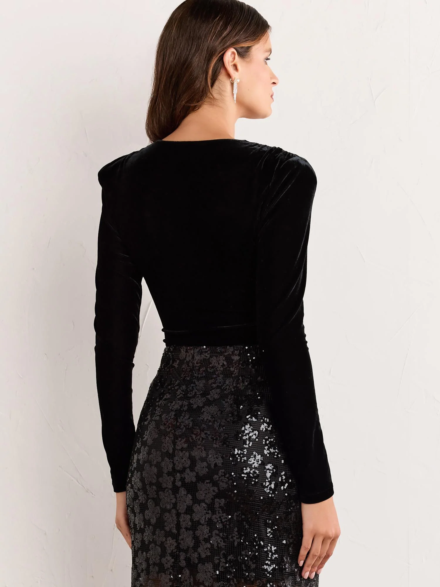 Flying Tomato Gather Your Thoughts Velvet Bodysuit - Brands We Love - Image 5