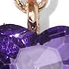 Gemstone Heart Drop Earrings - Image 2