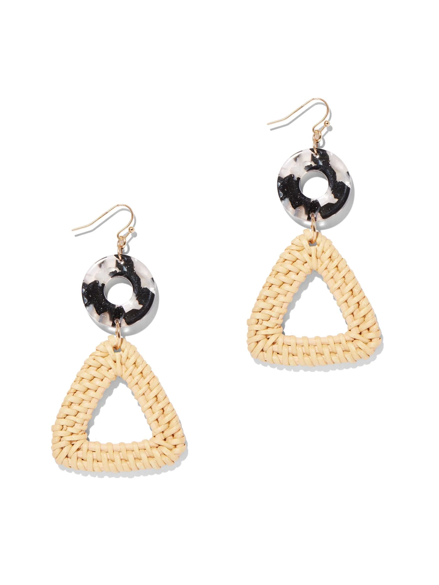 Geo Double-Drop Earring