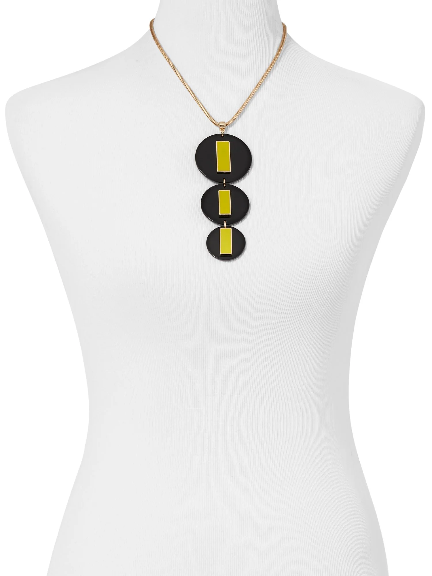 Geometric Pendant Necklace - Image 2