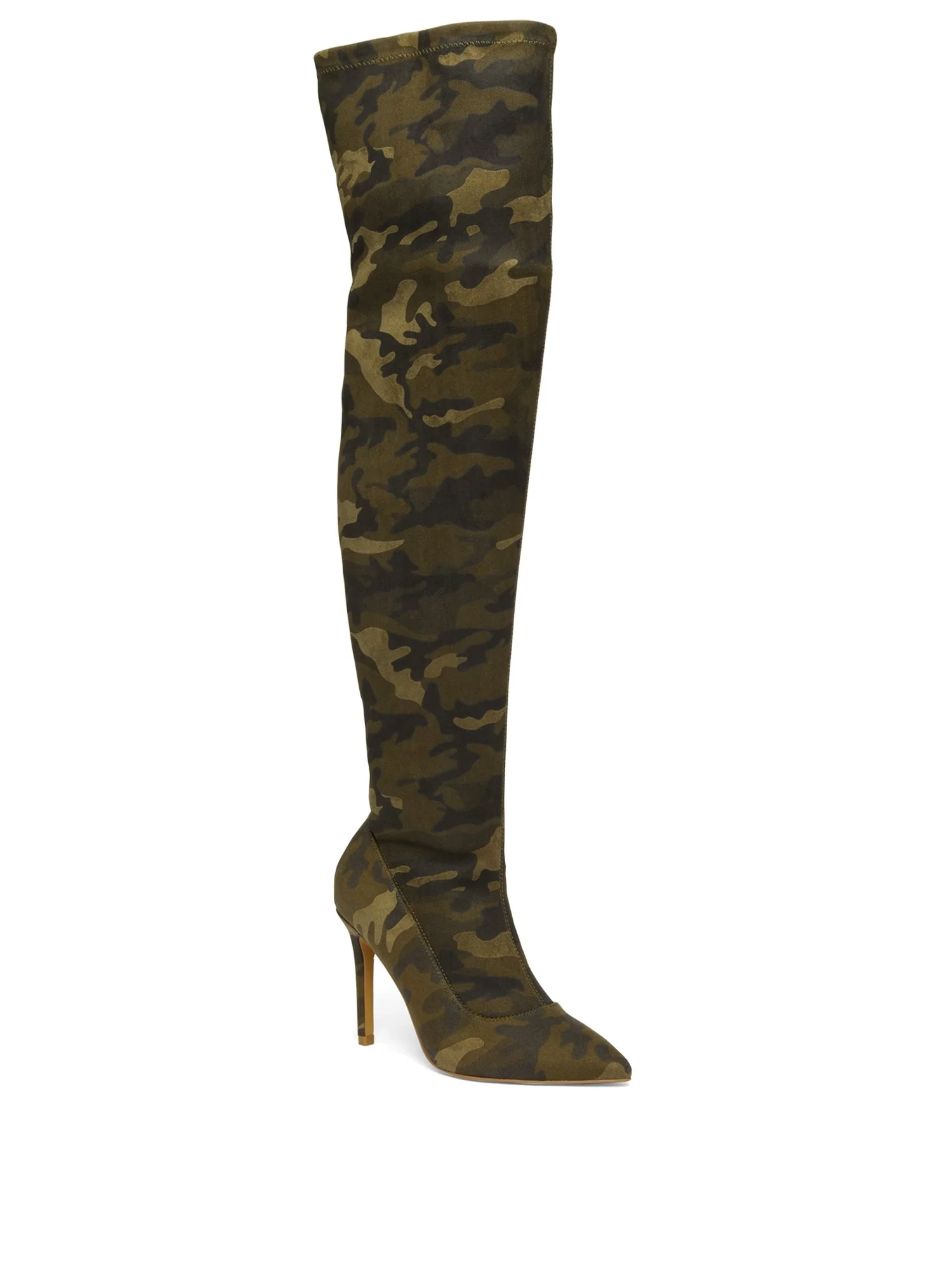 Gia Thigh High Boot - Camo-Print