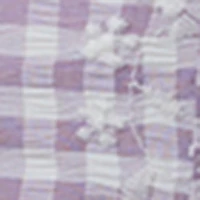 Embroidered Gingham Peplum Jacket - Image 11