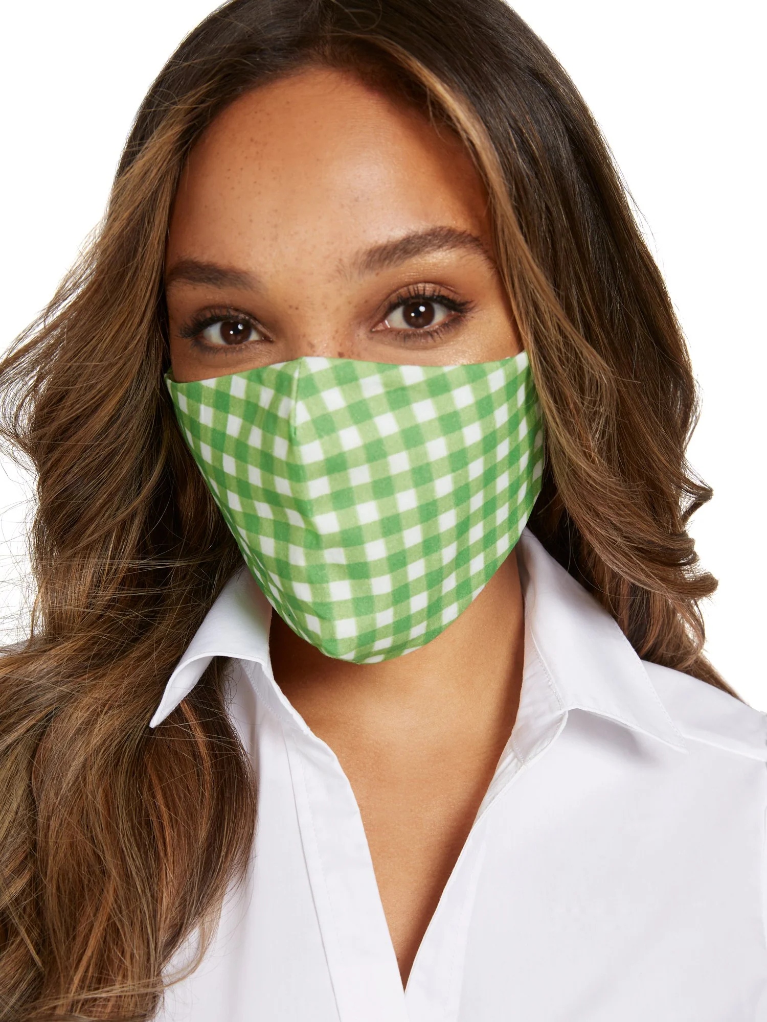 Gingham Face Mask - Image 2