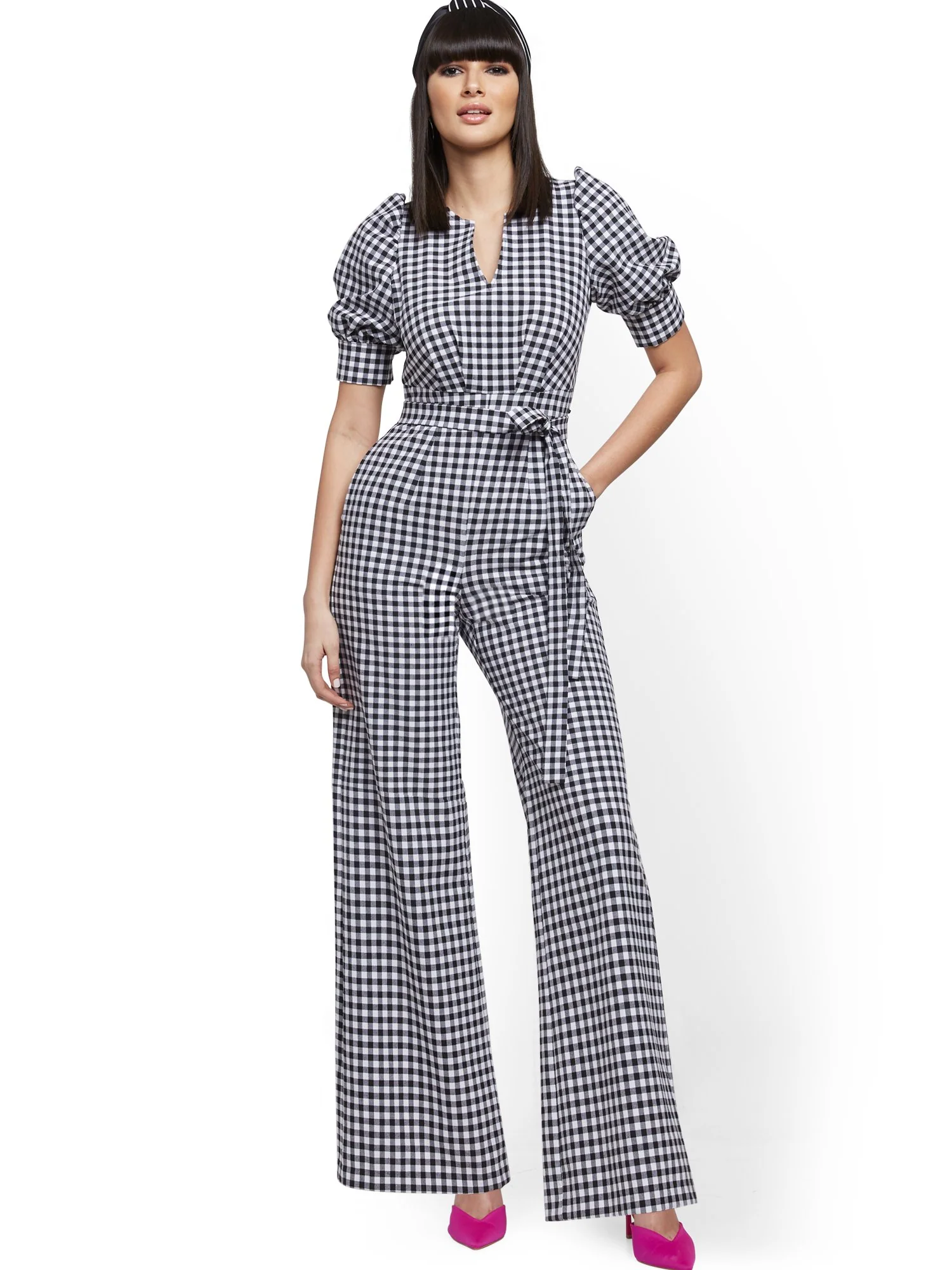 Gingham Jumpsuit - Image 2