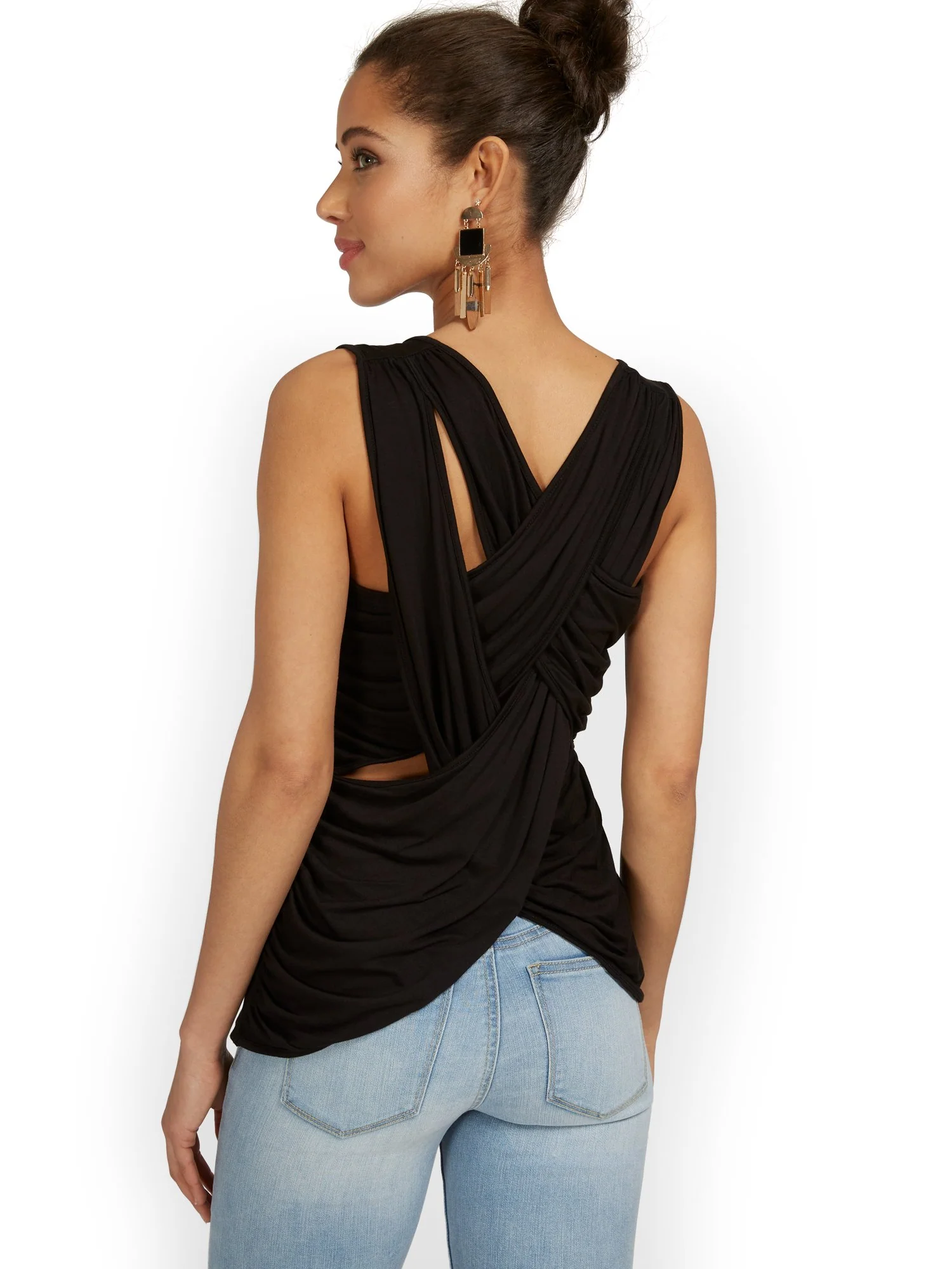 Goddess Crisscross-Back Tank Top - Image 3