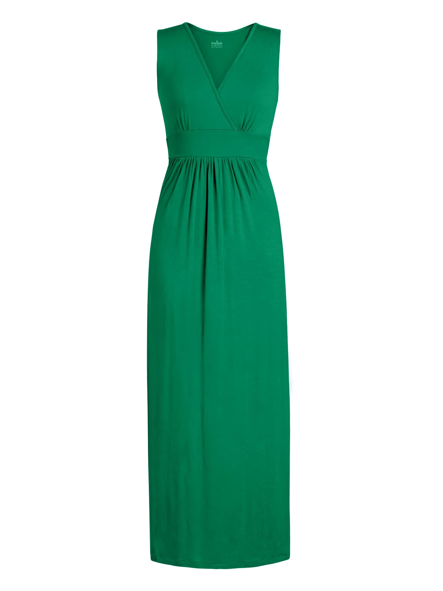 Goddess Wrap-Front Maxi Dress - Image 11