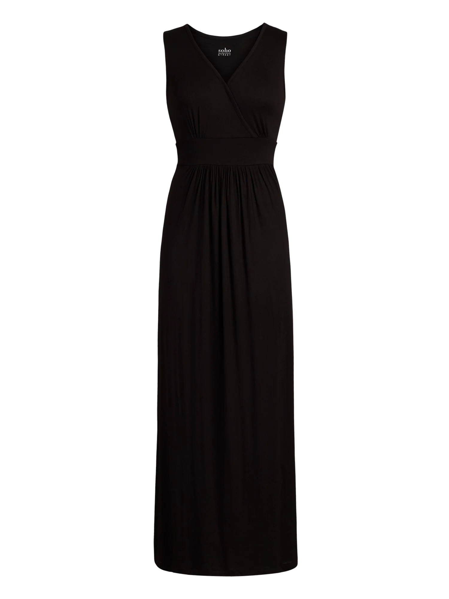 Goddess Wrap-Front Maxi Dress - Image 2