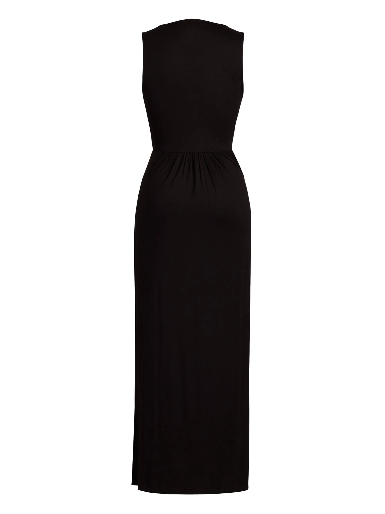 Goddess Wrap-Front Maxi Dress - Image 3