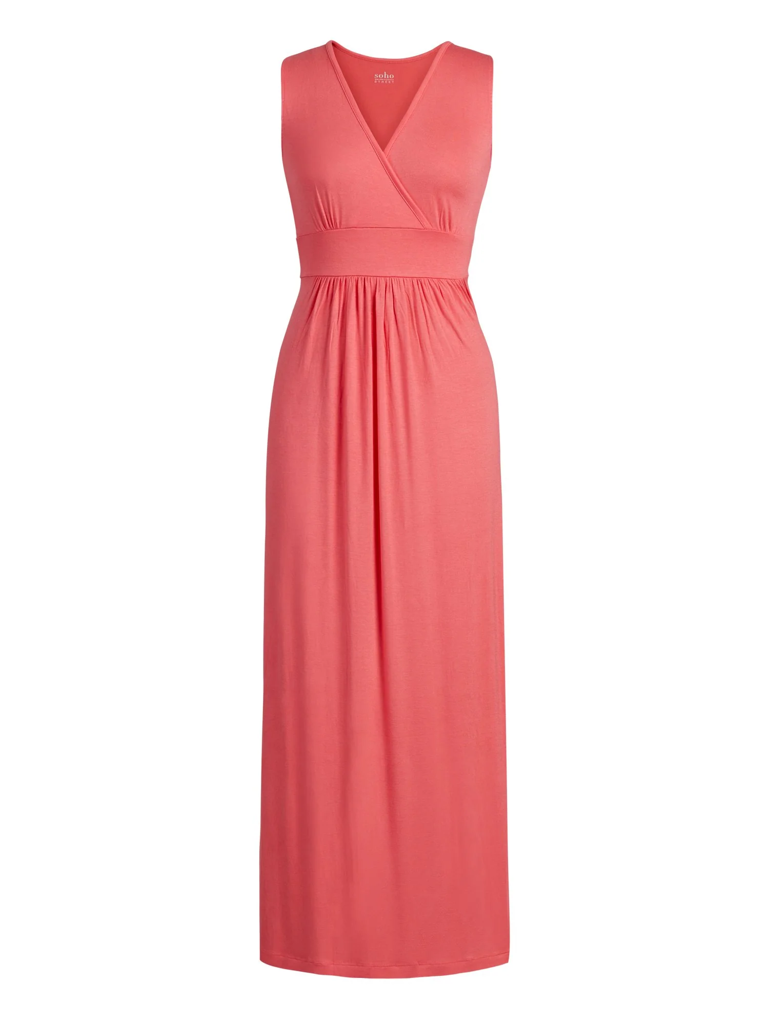 Goddess Wrap-Front Maxi Dress - Image 9