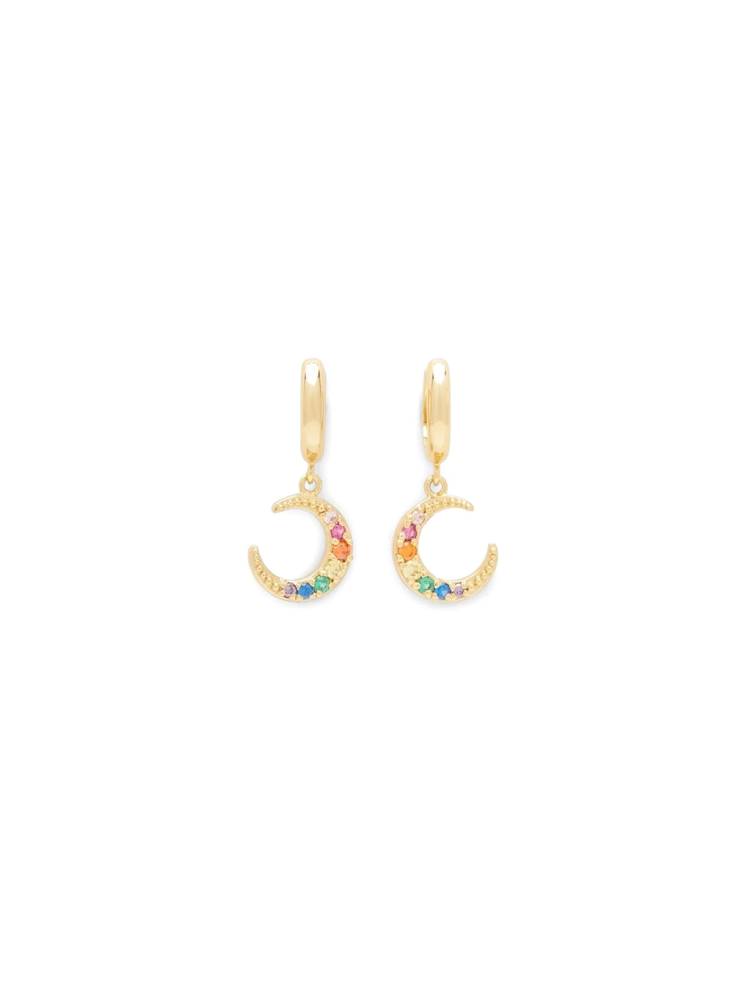 Petit Moments Gold-Plated Crescent Moon Earrings - Brands We Love