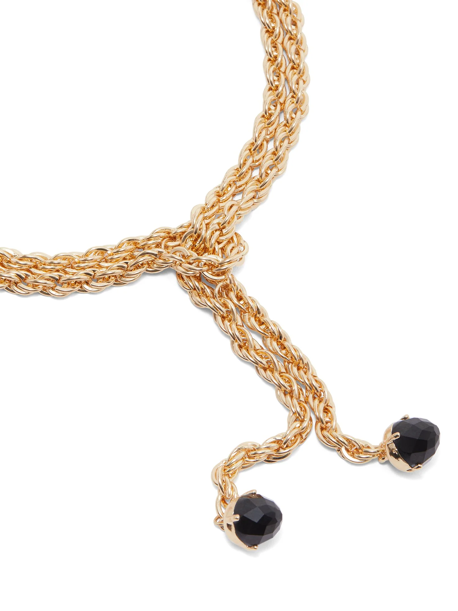 Gold-Tone Knotted-Rope Collar Necklace - Image 2