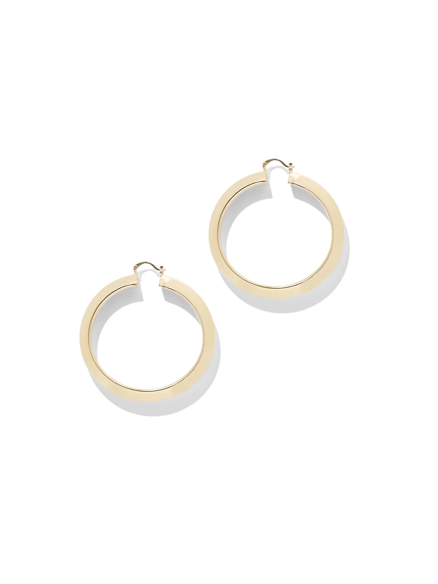 Goldtone Hoop Earring