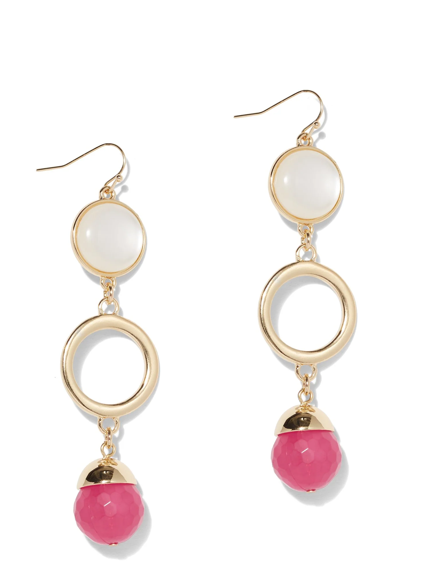 Goldtone Linear Drop Earring