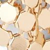 Goldtone Mesh Drop Earring - Image 2