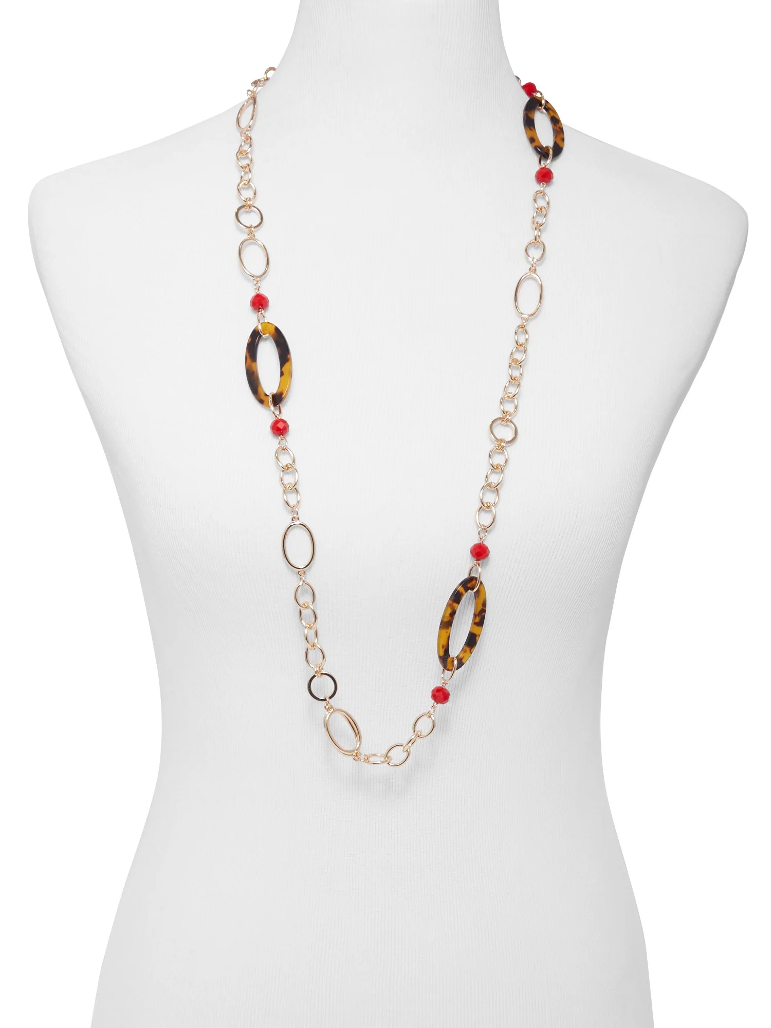 Goldtone Open-Link Necklace - Image 2