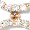Goldtone Pave Open-Circle Drop Earring - Image 2