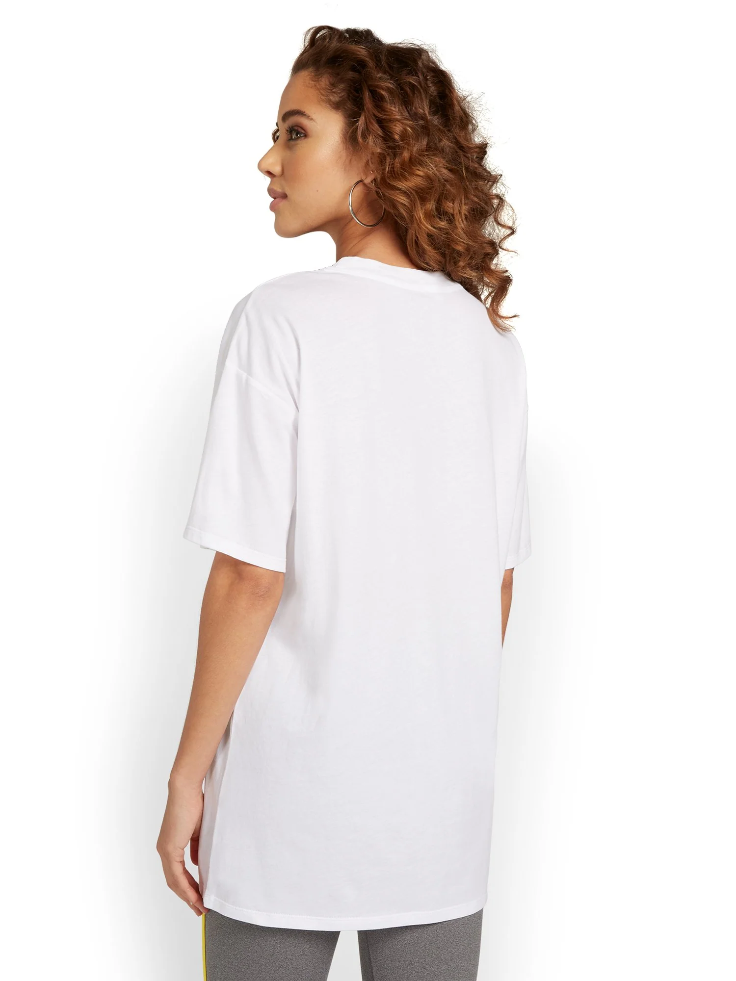 Good Vibes Oversized Graphic Tee - Image 3