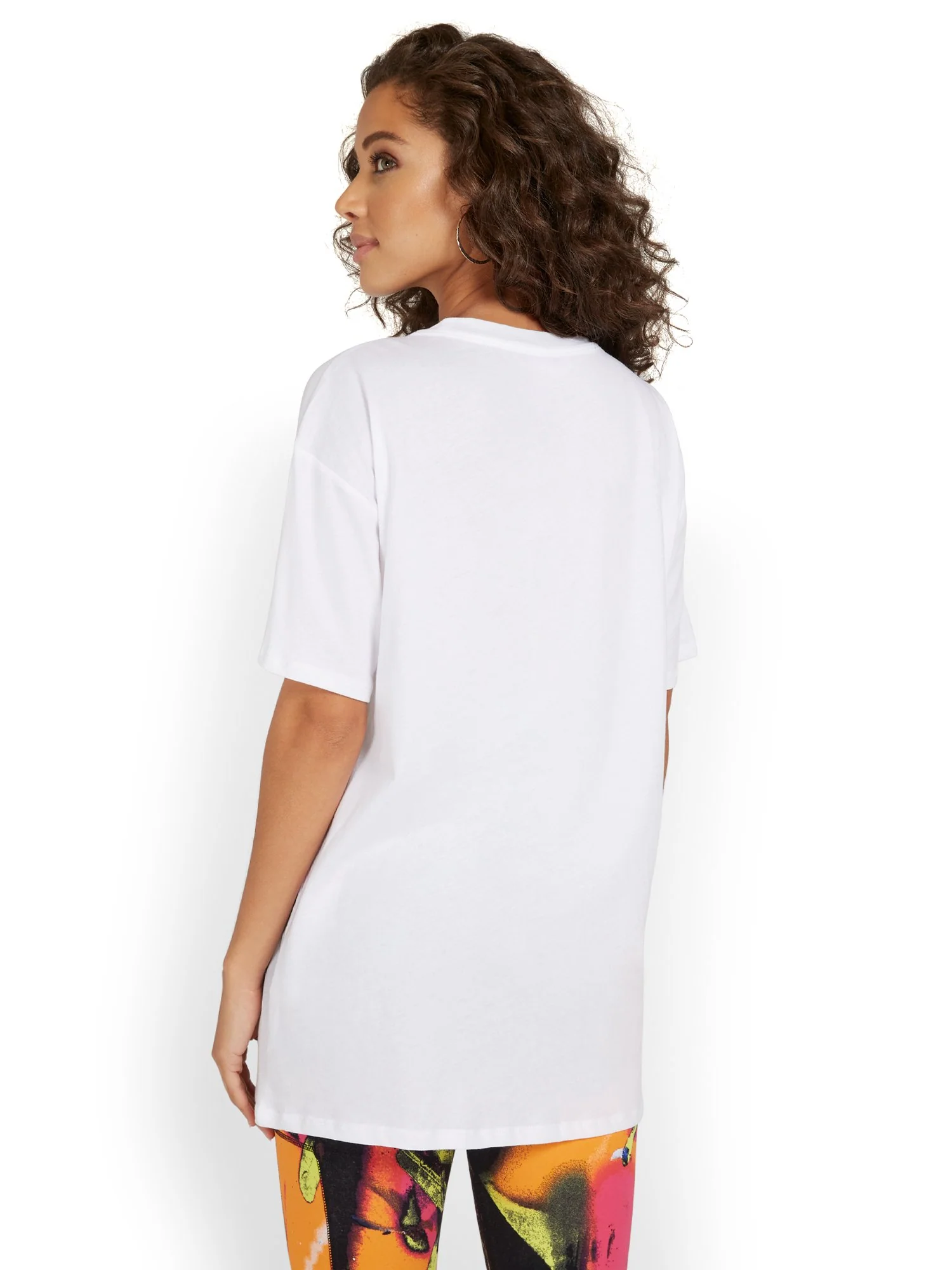 Good Vibes Oversized Graphic Tee - Image 3