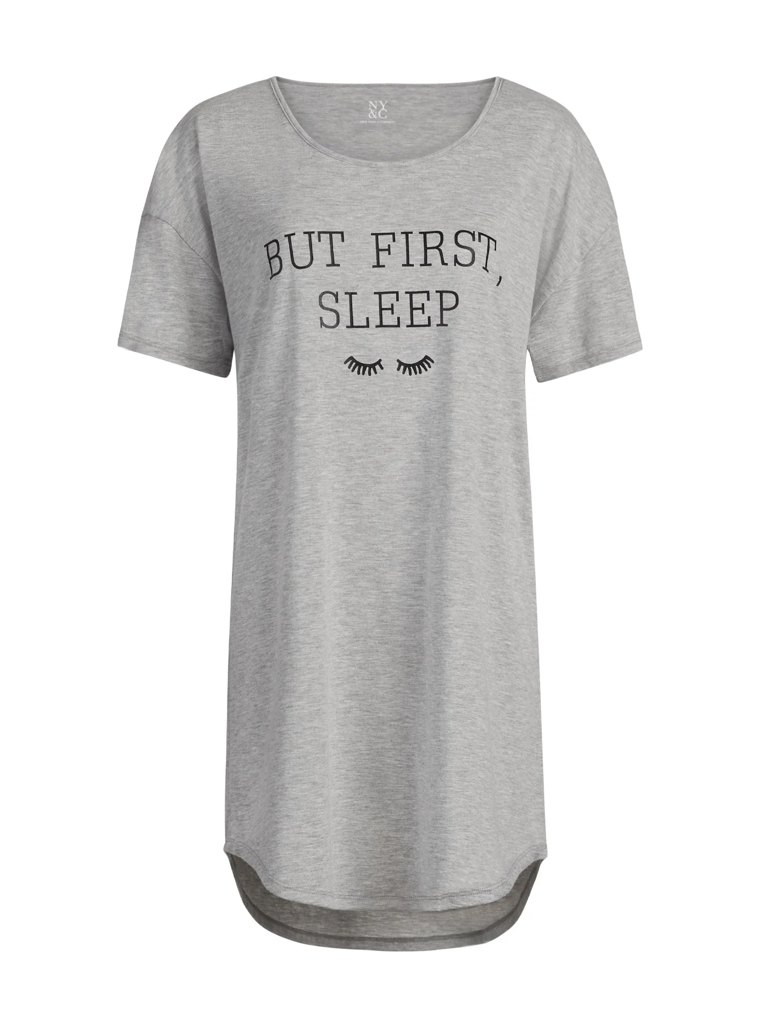 Grey 'But First Sleep' Sleep Dress - Image 2