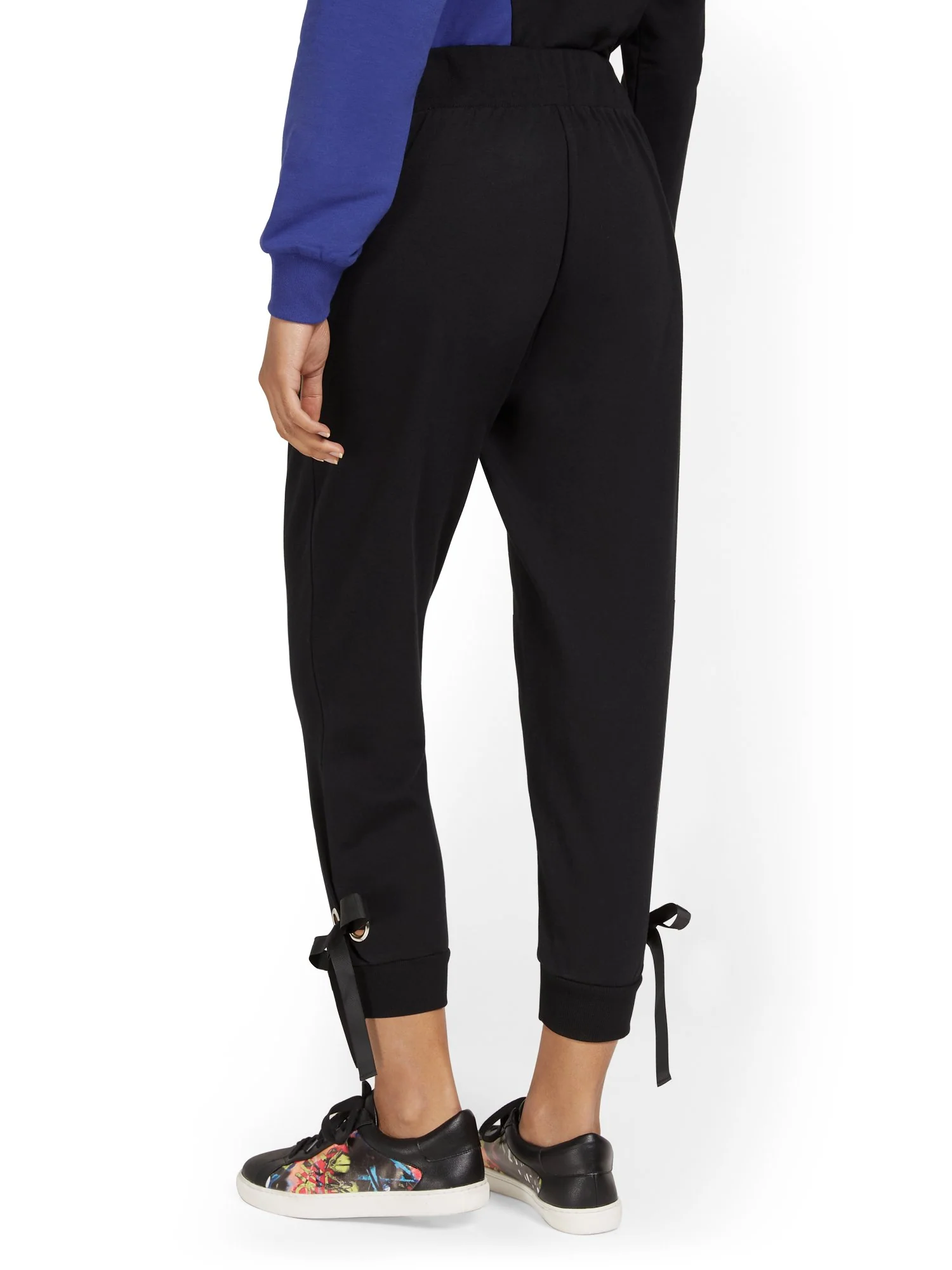 Grommet-Tie French Terry Jogger Pant - Image 3