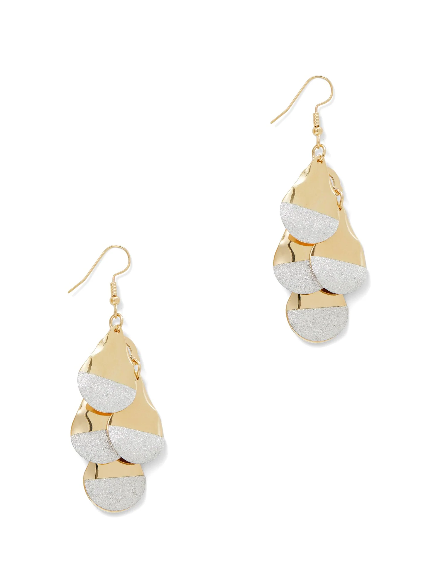 Half & Half Leaflet Statement Earring