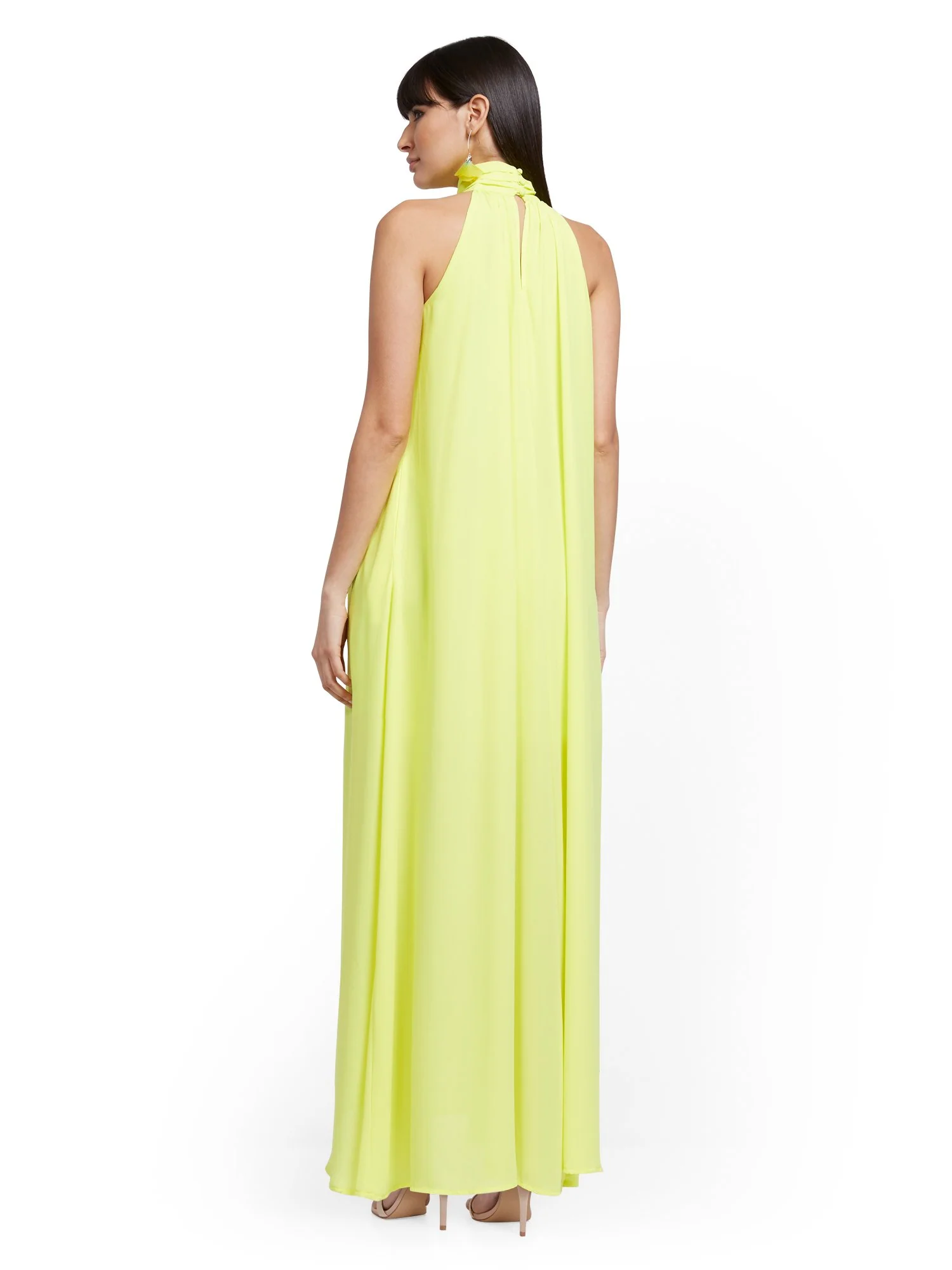 Halter Bow Maxi Dress - Image 3
